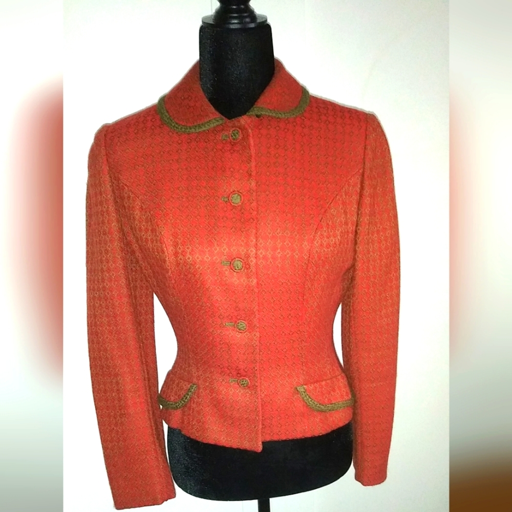 VTG cropped tailored blazer 2/4